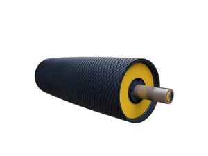Cast rubber roller